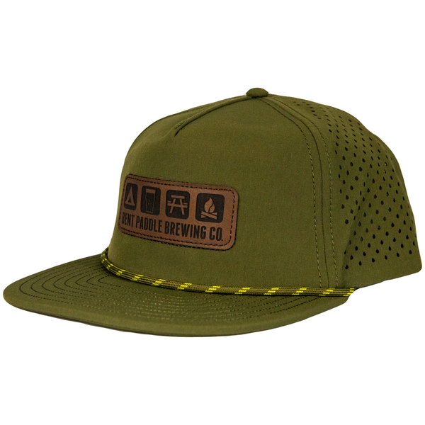 Green Camp Logo Hat