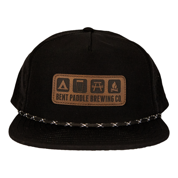 Black Camp Logo Hat