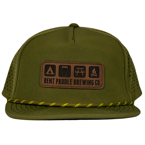 Green Camp Logo Hat
