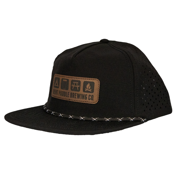 Black Camp Logo Hat