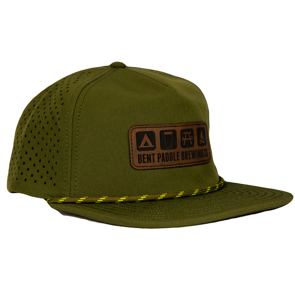 Green Camp Logo Hat