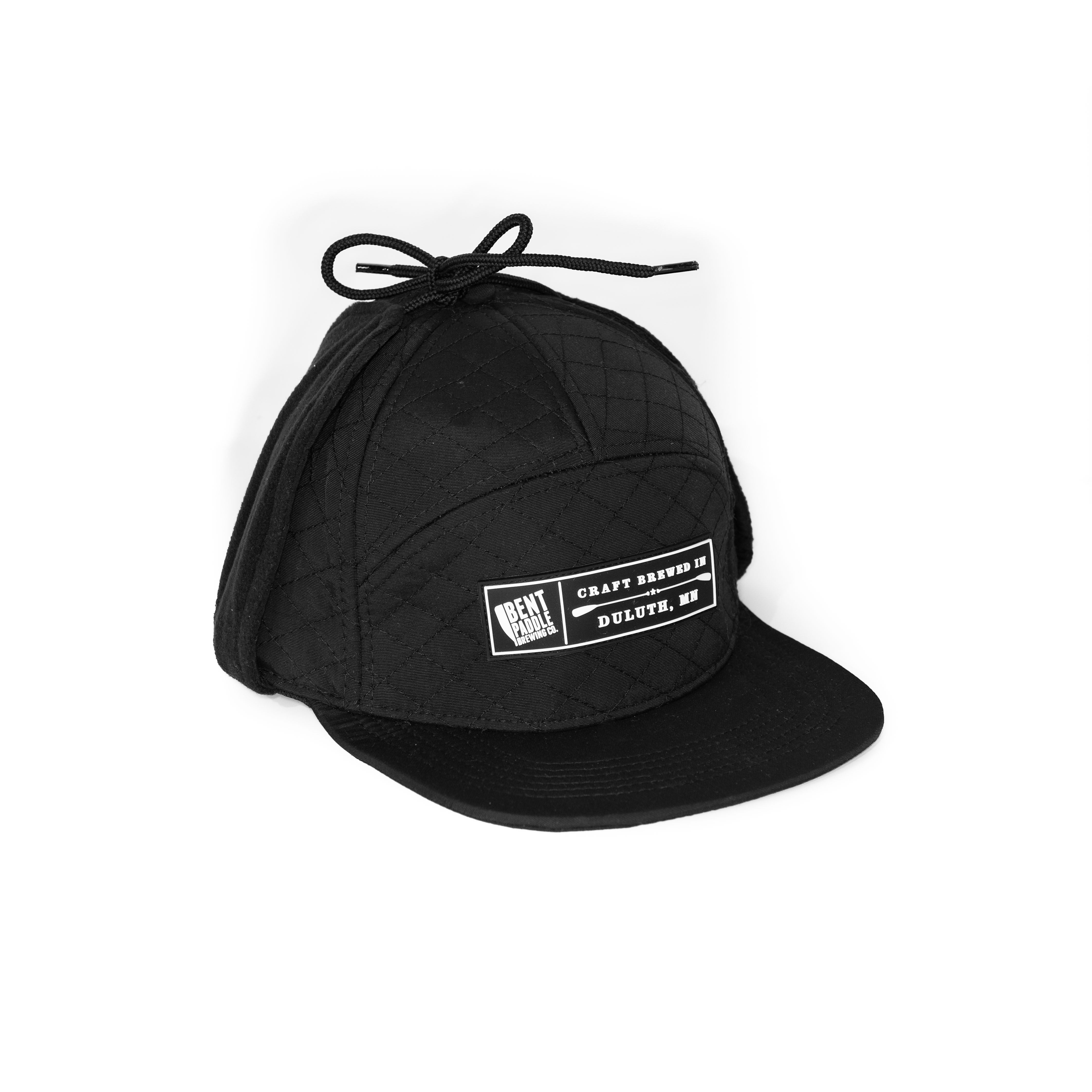 Quilted Ear Flap Hat – Bent Paddle Gear Store